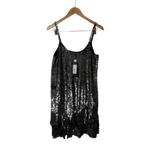 leslie amon beaded dress Mini Beaded Dress in After Sun Brown main image 1